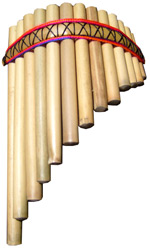 Pan Flute of 13 tubes - anda Maachi
