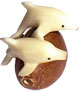 Tagua  Couple of Dolphins