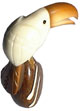 Tagua  Toucan with an open beak