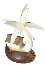 Tagua - Ile avec palmier