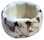 Marble bracelet of Tagua