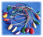 Tagua necklace- Pendant Slice