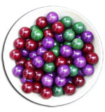 Pieces of Tagua  Color Pearl of 15mm