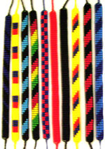 Juego de pulseras artesanales 3