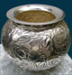 Chiseled vase bathed in Silver