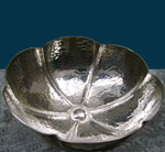 Melon vessel  bathed in Silver