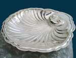 Ornemnet pour table "coquille" baign en argent