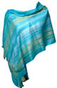 Sky blue shawl