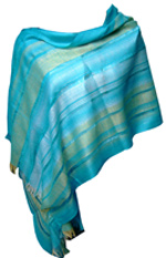 Sky blue shawl