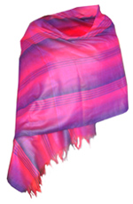 Dark pink shawl