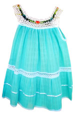 Girls light blue dress