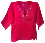 Chemise Rouge pour Femme