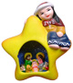 Ceramic Nativity with star design