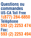 Questions ou Commandes